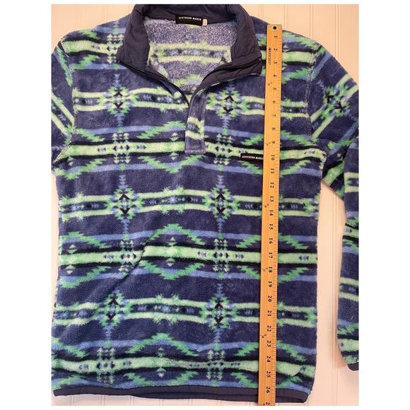 Southern Marsh Aztec Harbuck Fleece 1/4 Zip Pullover Men's Medium Women's Large - Picture 3 of 7